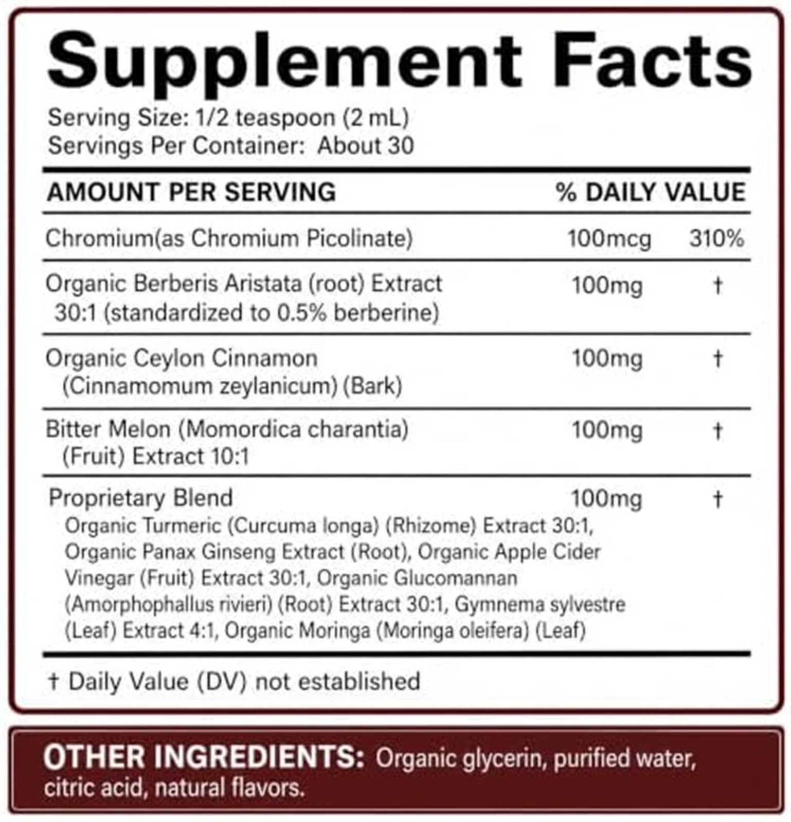 Glucora Berberina Liquida,Glucora Ceylon Cinnamon 2 Fl Oz (Pack of 1), 1pcs