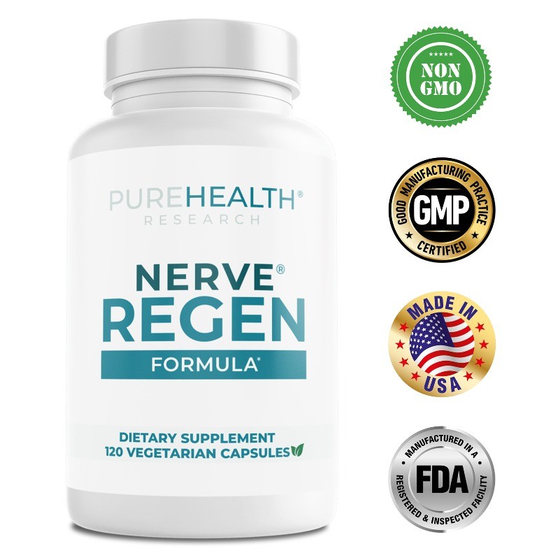 CleanHealth Research Nerve Regen | System Neuropathy and Nervous Supplements .