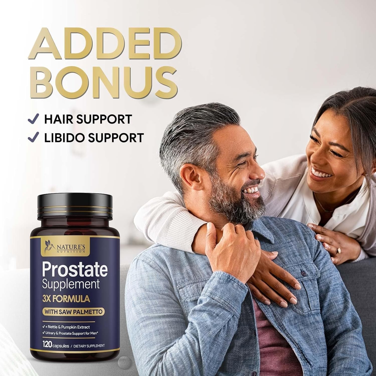 Saw Palmetto 1285mg Prostate Supplement Urinary Support Capsules