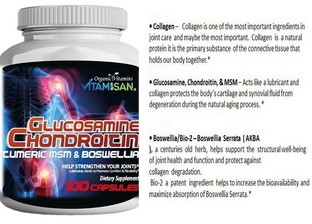 Ultimate Joint Health Supplements Dietary Pills Relief Aches Caps Free Shipping