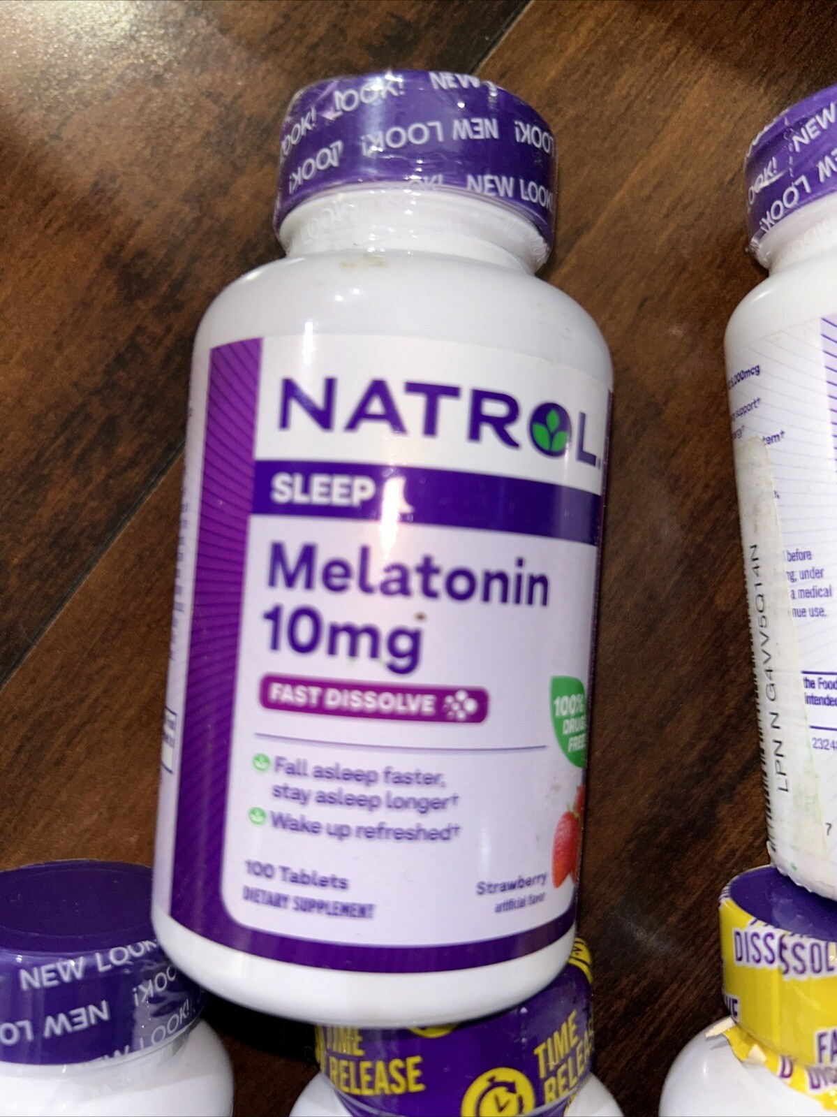 NATROL Melatonin 5 Bottles LARGE LOT See Pictures & Read Description 600 Tablets