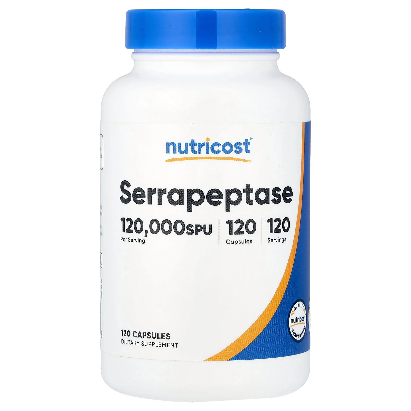 2 X Nutricost, Serrapeptase, 60 mg (120,000 SPU), 120 Capsules