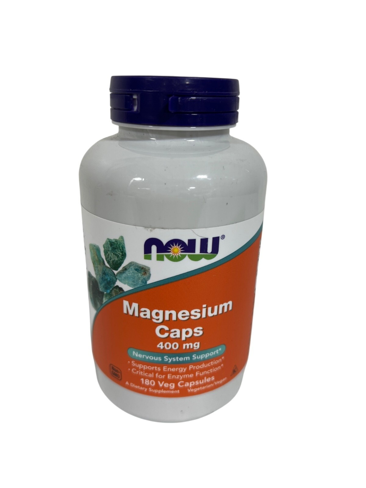 NOW Foods, Magnesium Caps, 400 Mg, 180 Veg Capsules