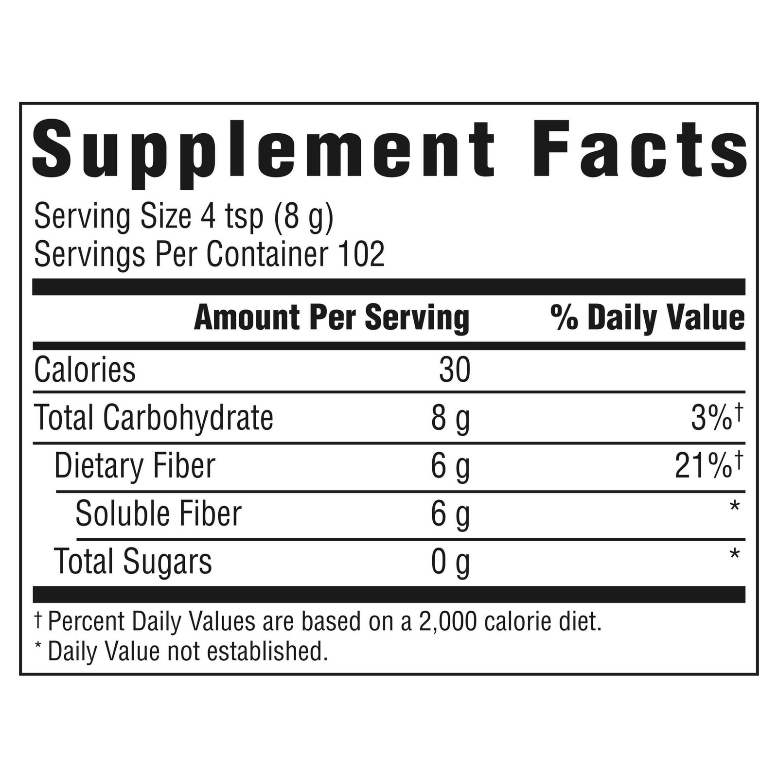 2 Pack – Benefiber Daily Prebiotic Fiber Supplement Powder, Unflavored, 28.9 oz.