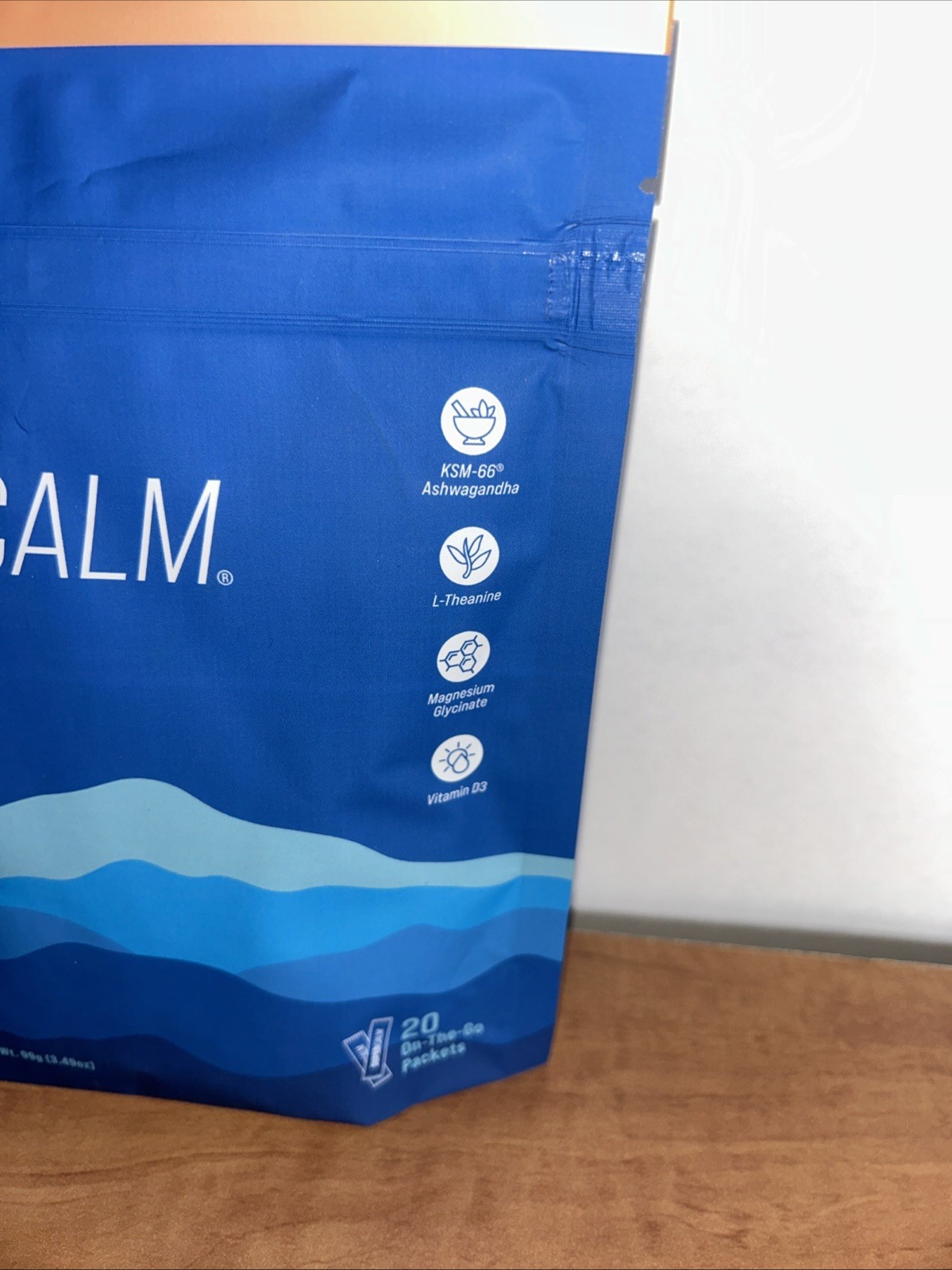 Nello SuperCALM Calming Drink Orange Creamsicle 20 Packets Ashwagandha EX 01/27