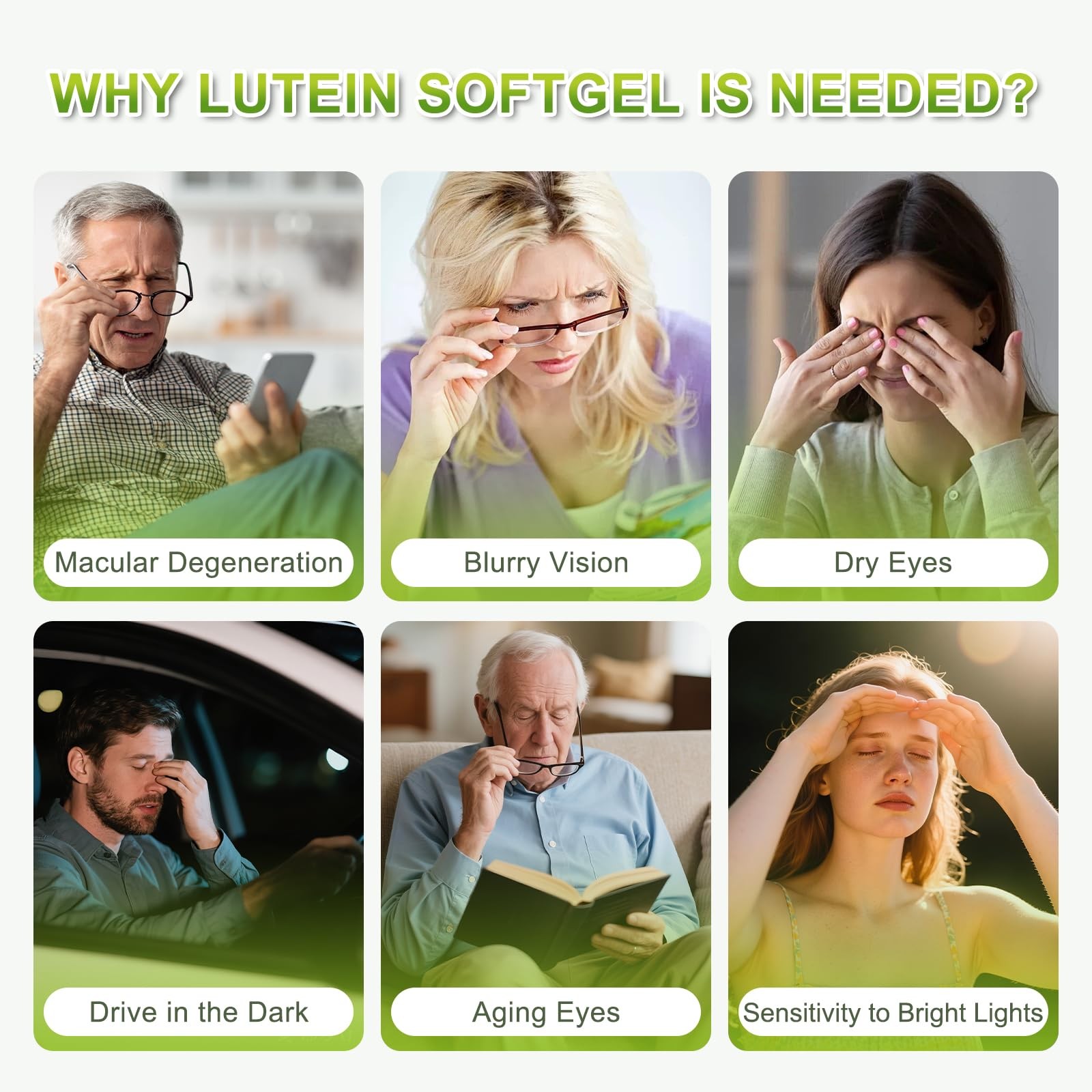 Lutein and Zeaxanthin Supplement - Eye 300 Count (Pack of 1)
