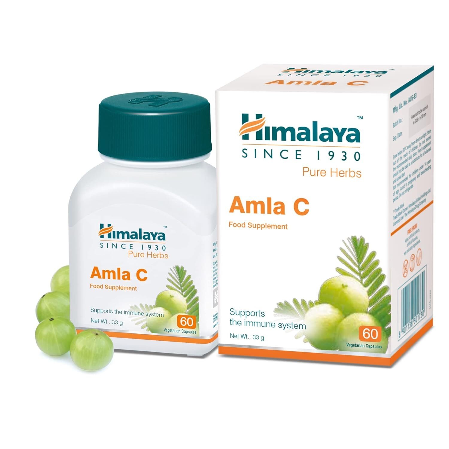 Himalaya AMALA C 60 Tablets Per Bottle | Amla Tablets |free Shipping
