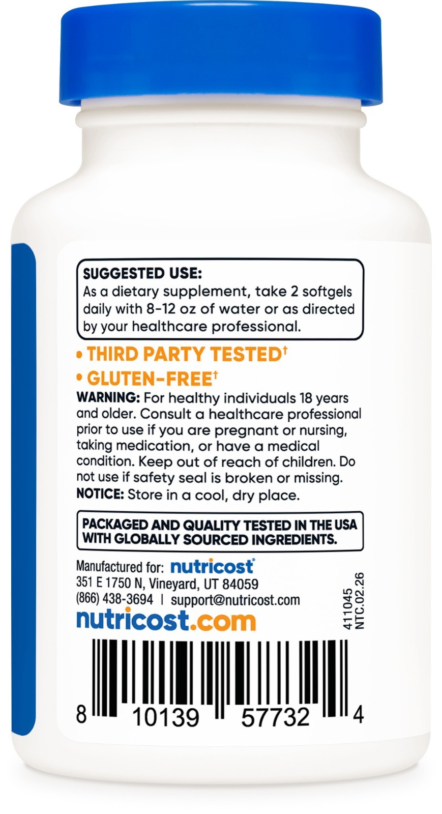 Nutricost Oregano Oil Supplement 120 Softgels for 60 Servings Per Bottle