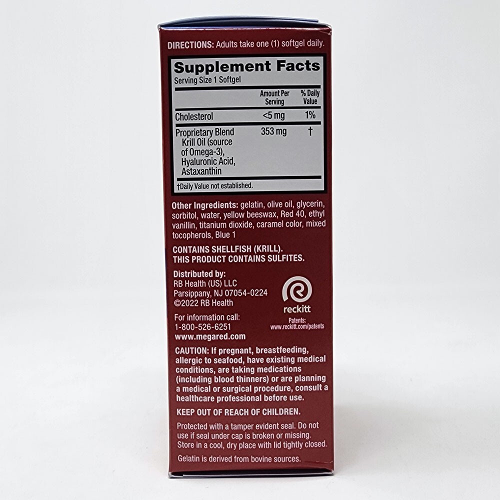 Schiff MegaRed Superior Joint Care, 60 Softgels Exp: 01/26