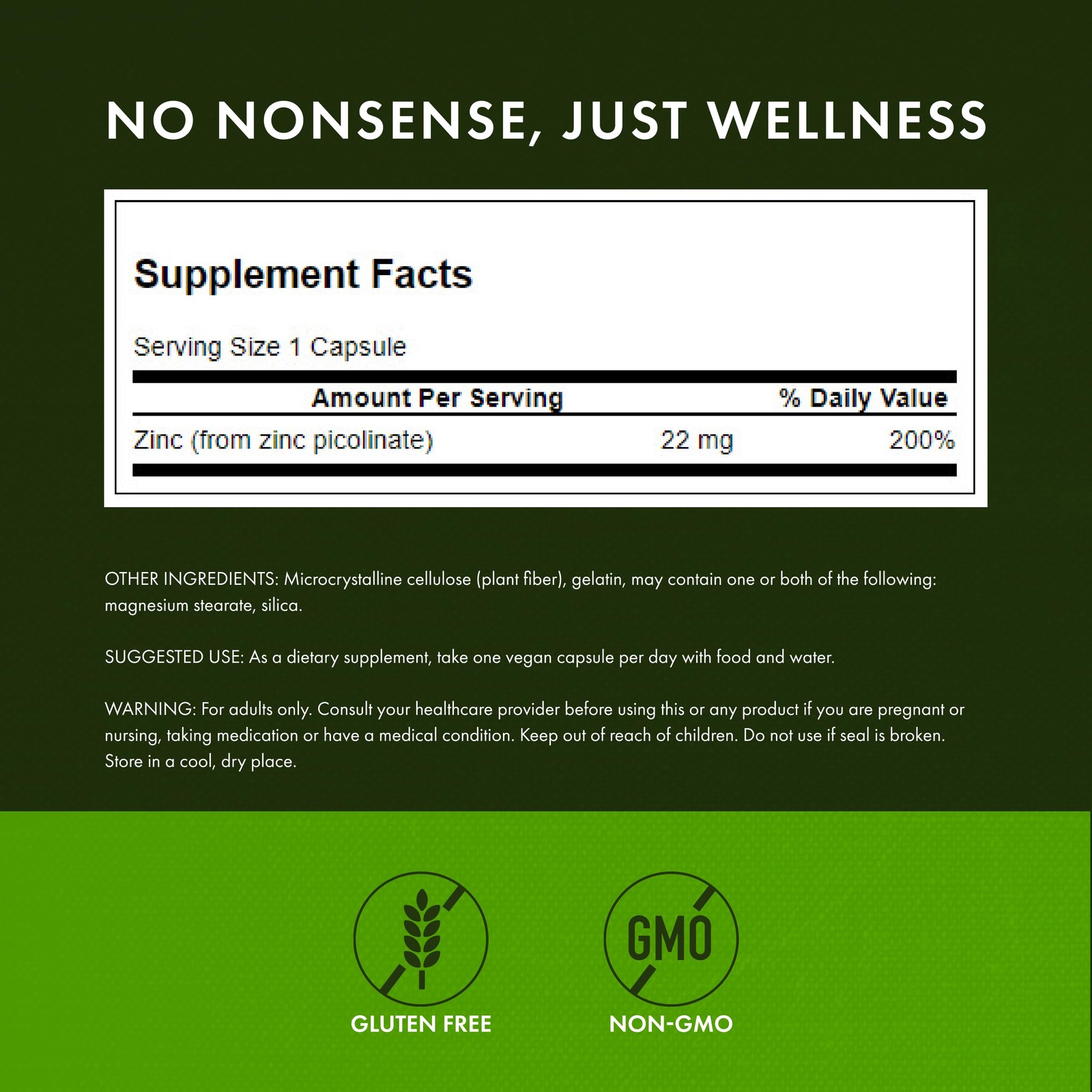 Swanson Zinc Picolinate Chelated Mineral Supplement For Adults Seeking Immune