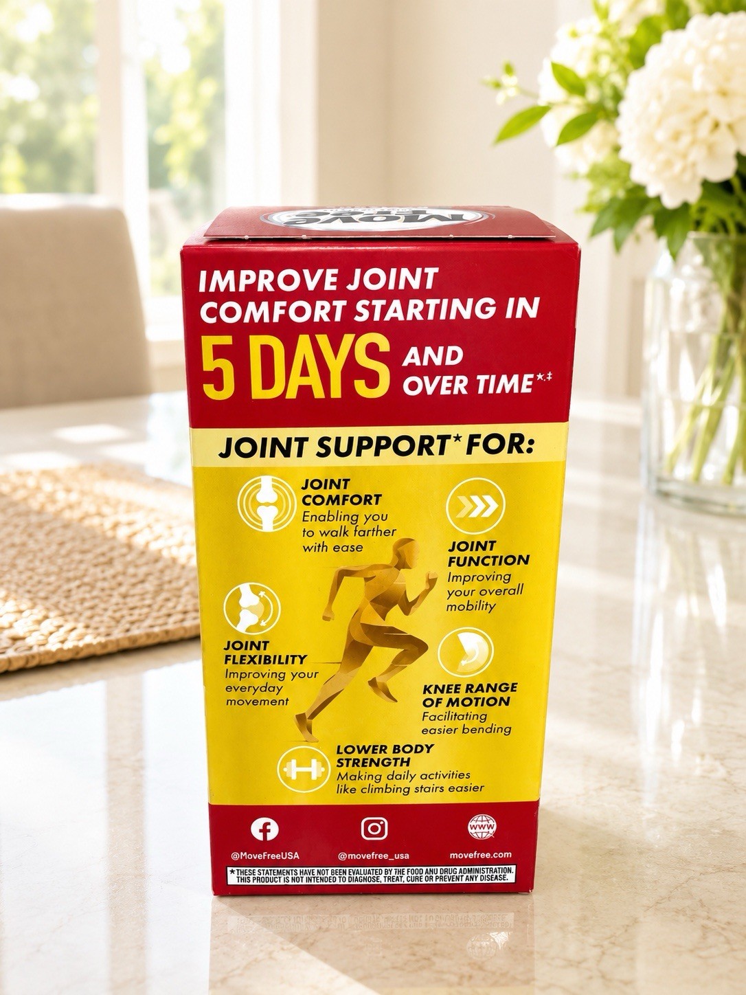 Move Free Advanced 5-Day Joint Support Supt with TamaFlex Exp 1/27