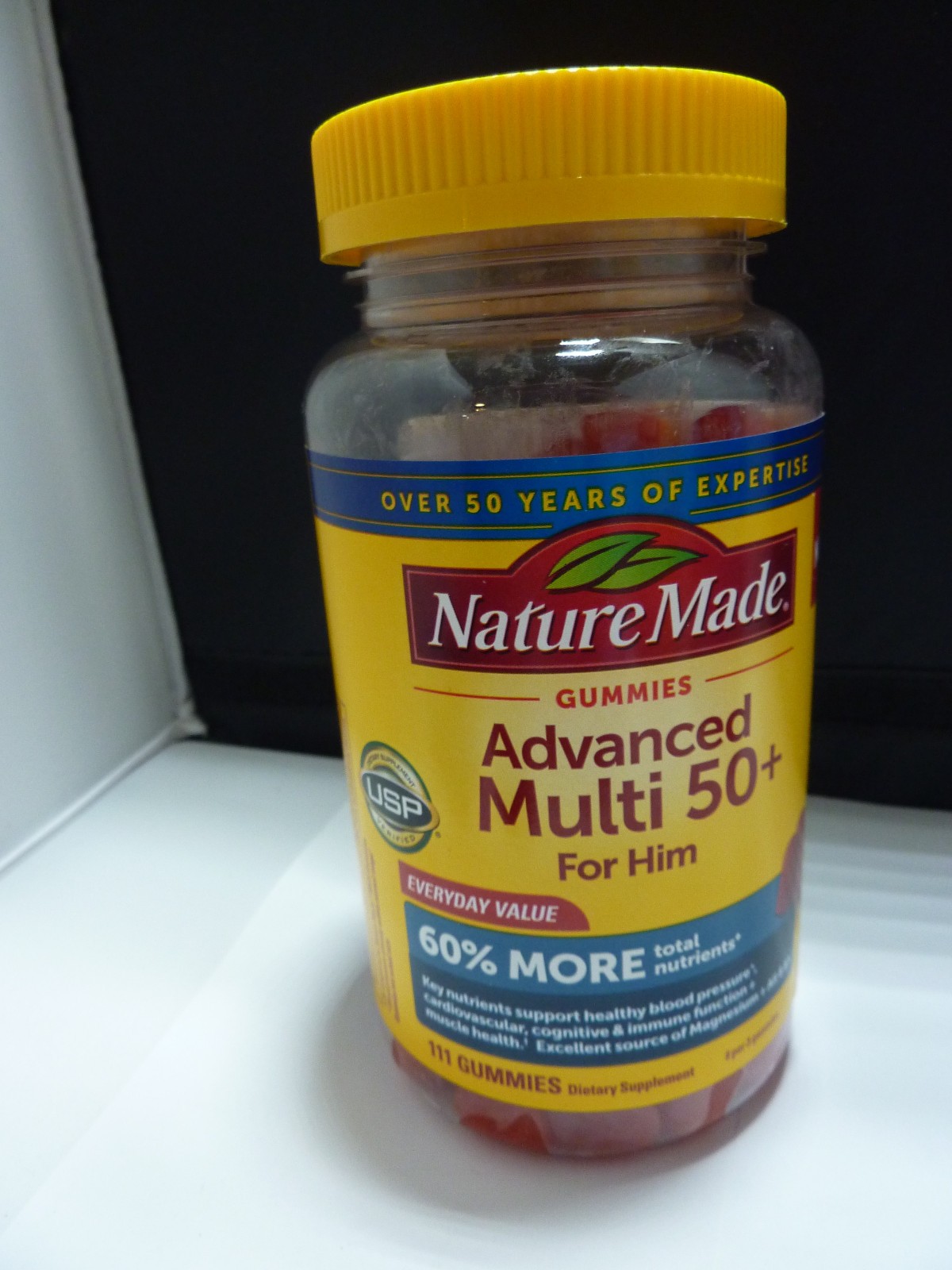 Nature Made ADVANCED Multi 50+ For Him 111 Gummies Exp NOV/2027