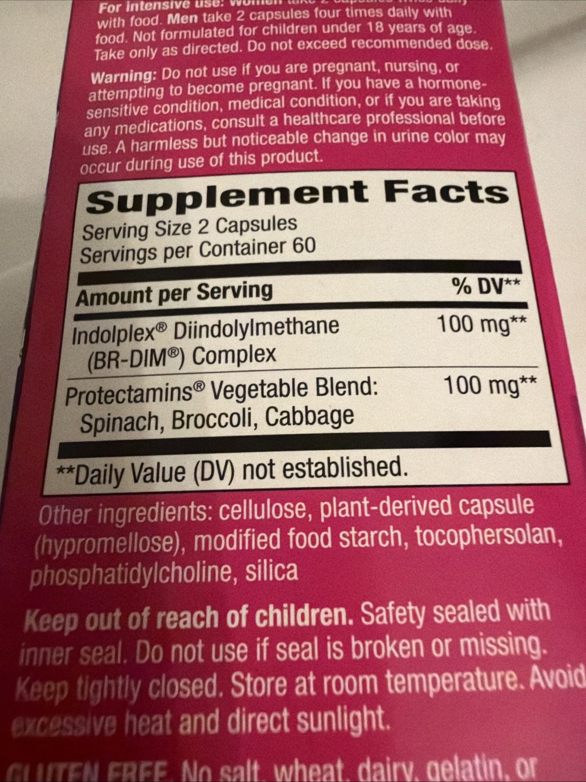 2 Pack Nature’s Way DIM-Plus DIM Diindolylmethane Supplement – 240ct *EXP 07/26*