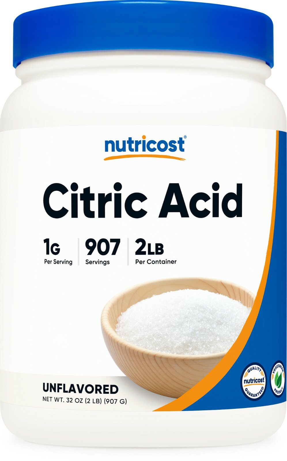Nutricost Citric Acid Powder (2LB) – Non-GMO, Gluten Free