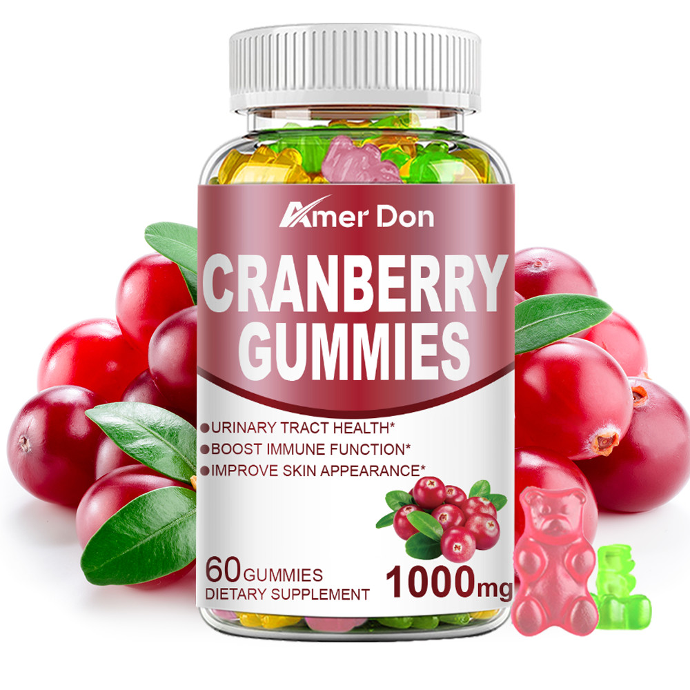 Cranberry Gummies Urinary Tract – UTI Cystitis, Supports System & Immune Health