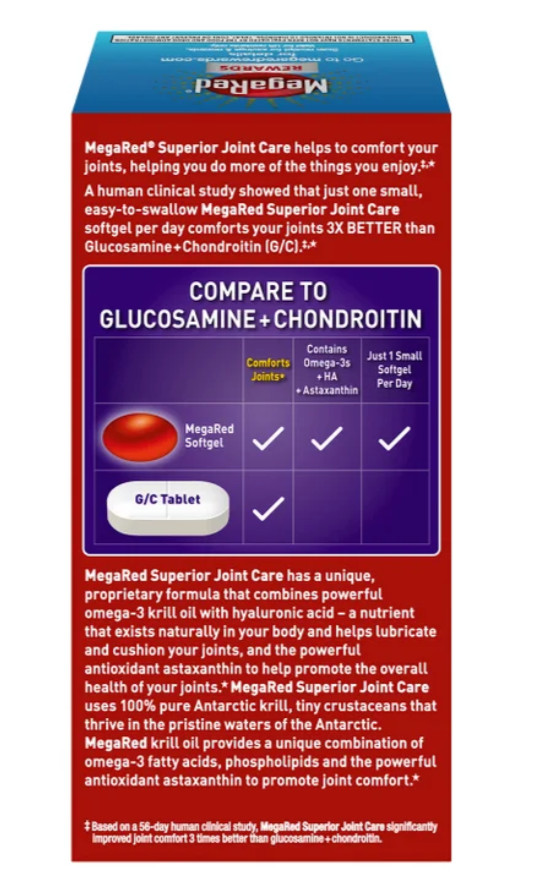 Schiff MegaRed Superior Joint Care, 60 Softgels