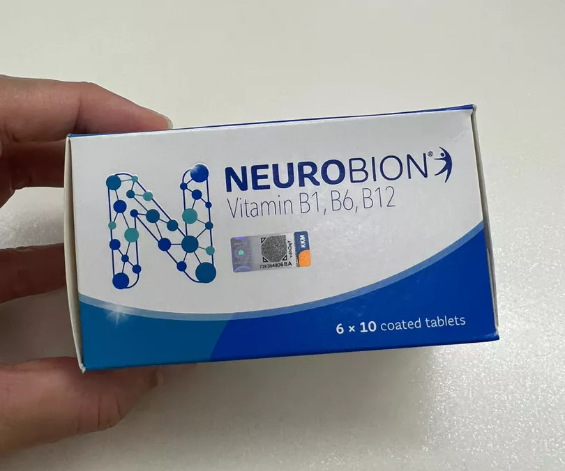 Neurobion Vitamin B1 B6 B12 Tablets Nerve Support Supplement 60 Count Original