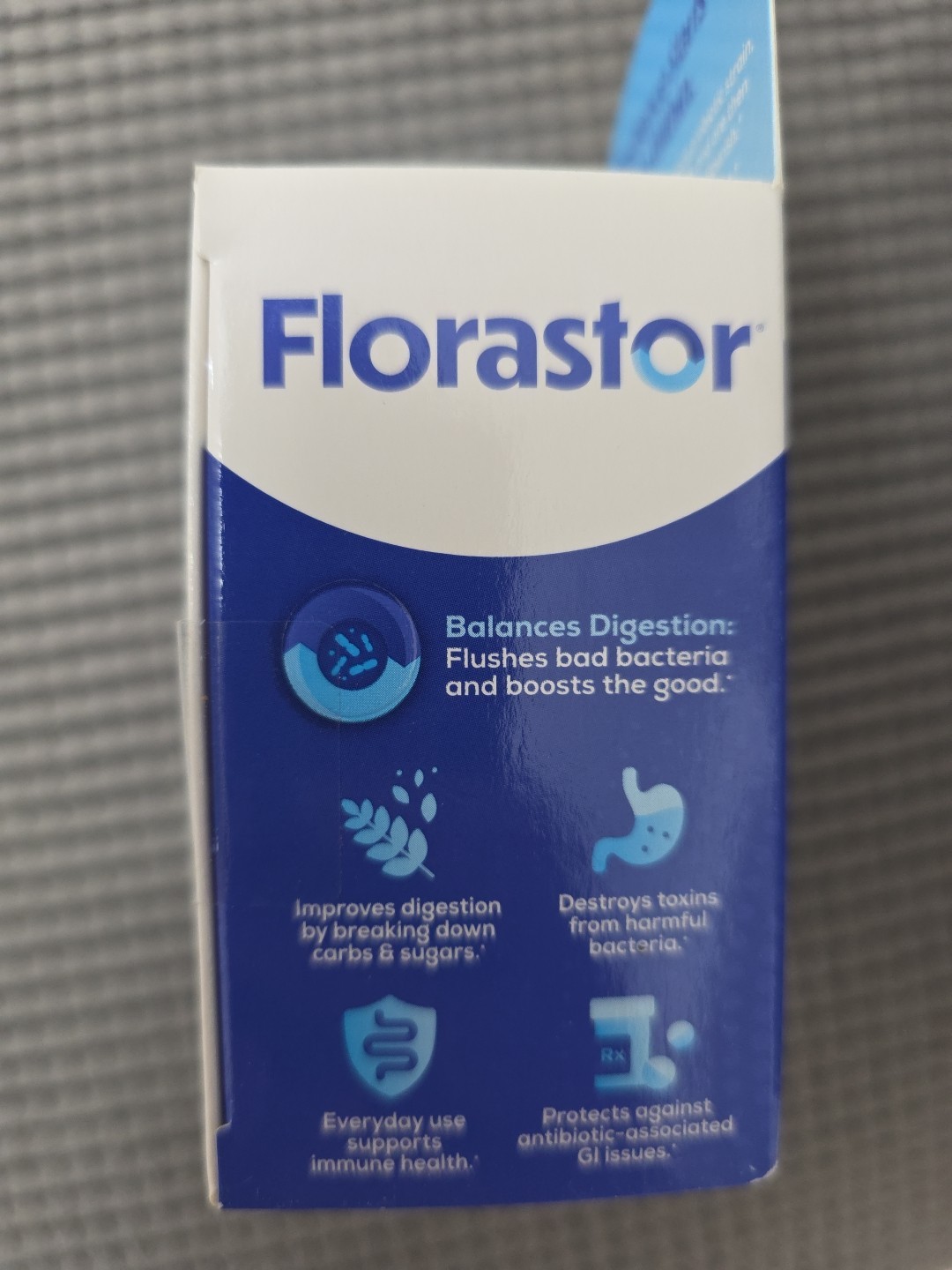 florastor dual action probiotic supplement, 30 Capsules