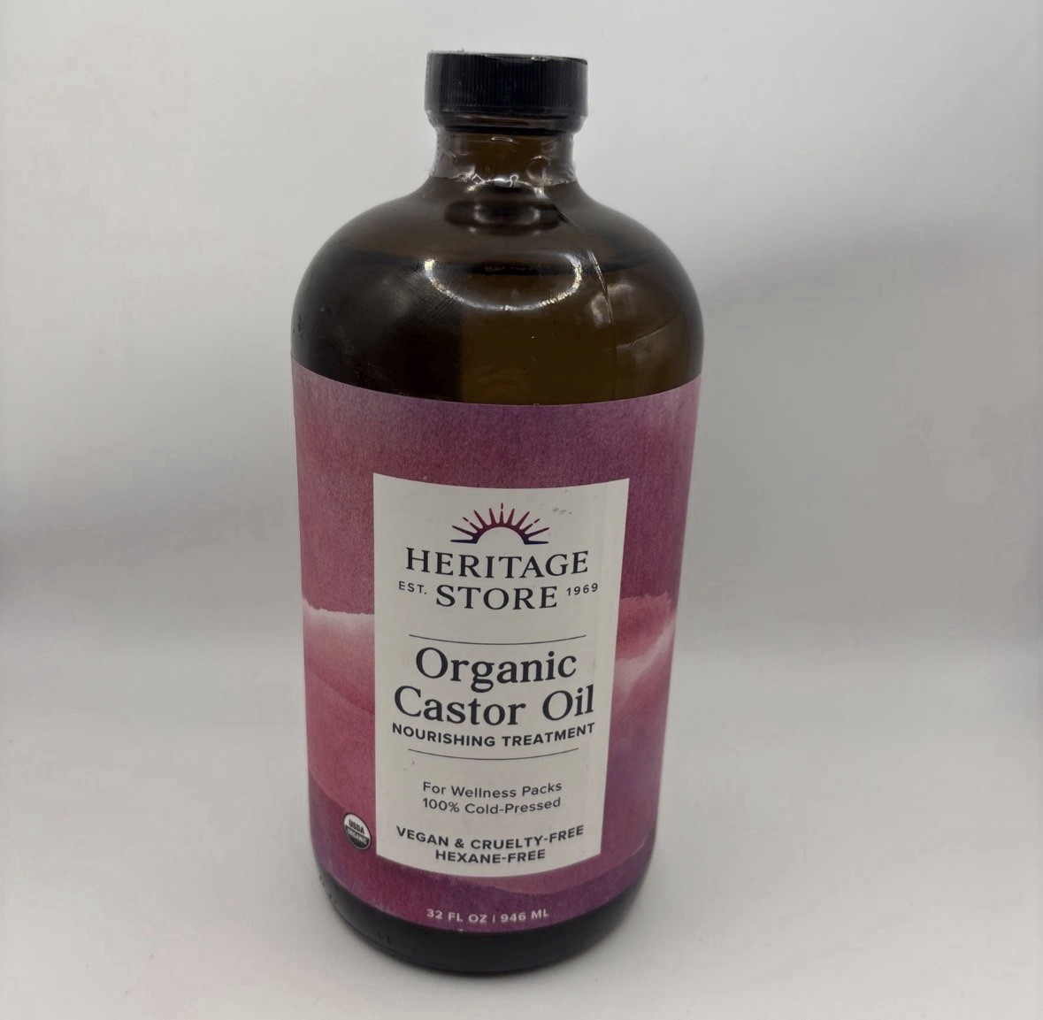 Organic Castor Oil 32 fl oz 946 ml Exp 12/27
