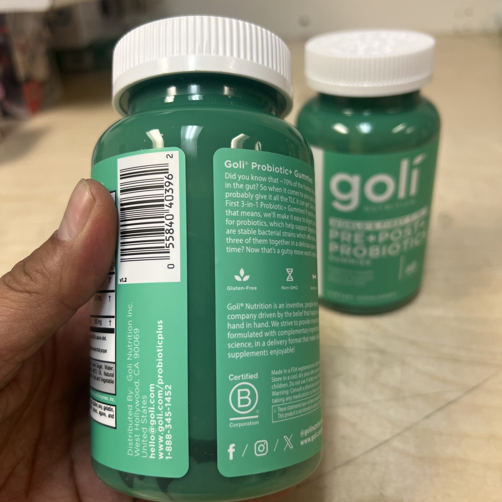 3 Pack Goli PRE + POST + PROBIOTICS Digestive Health Immune Support 180 09/2027
