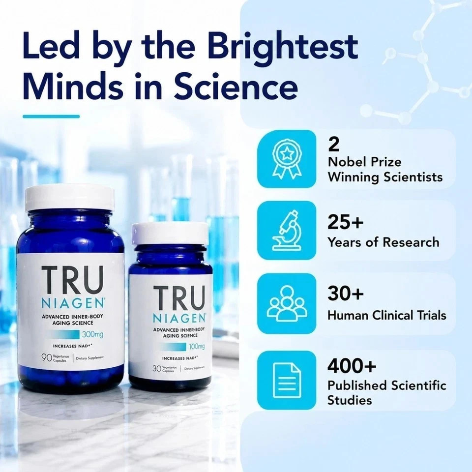 300mg NAD+ Booster: Patented Nicotinamide Riboside for Cellular Energy, Healthy