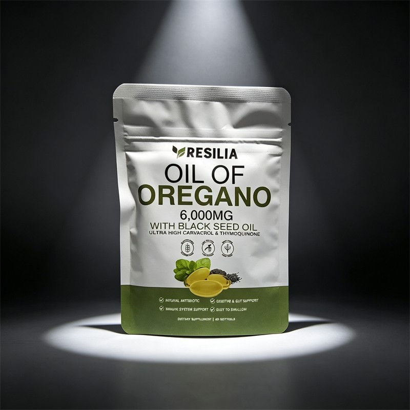 3X Resilia Oil of Oregano 6000mg with Black Seed Oil Softgels – 60 Capsules