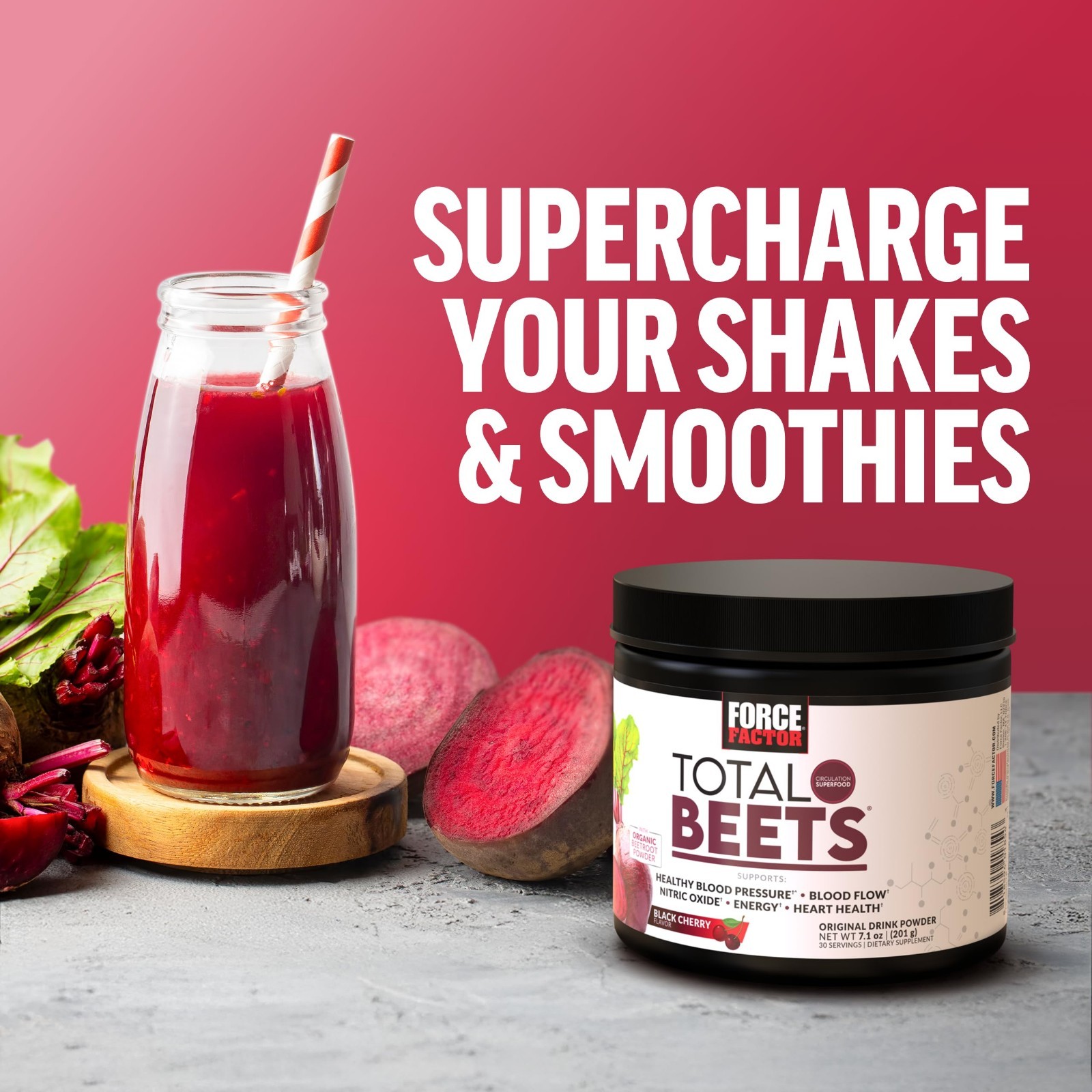 Delicious Superfood Powder with Nitrates for Healthy Blood Pressure & Energy – 3