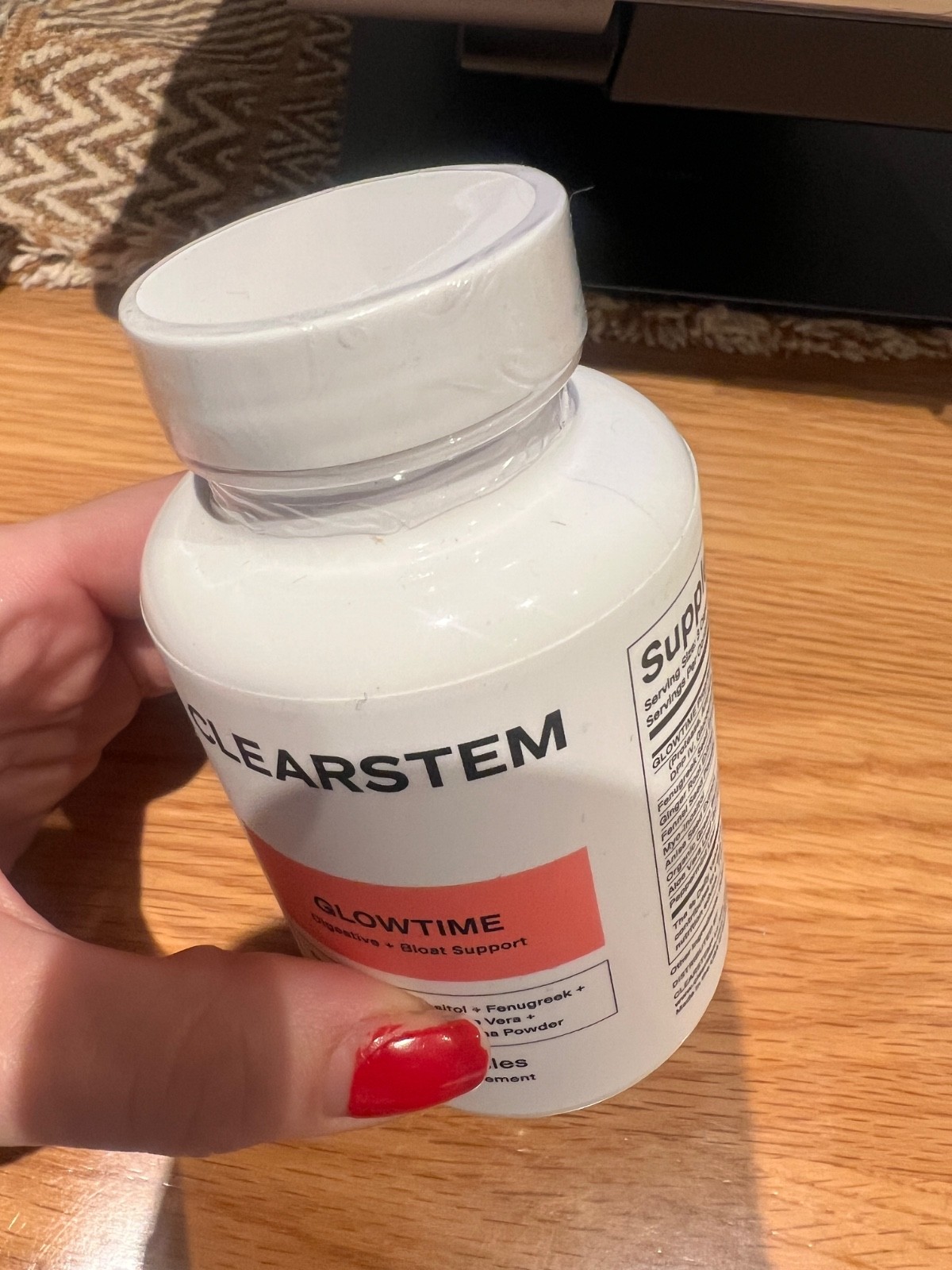 CLEARSTEM Glowtime Digestive Enzyme & Probiotic Blend – 30 Servings – New/Sealed