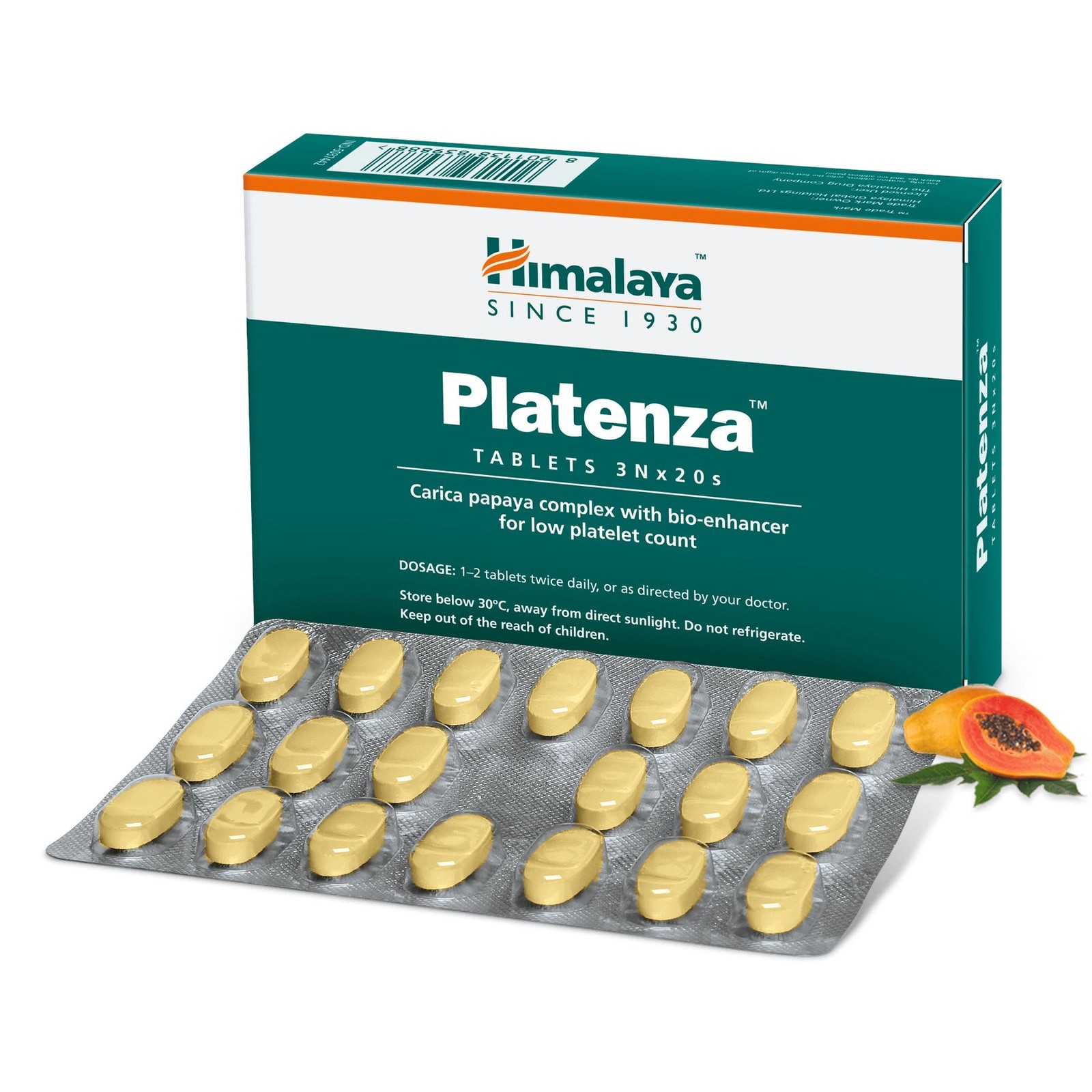 Platenza Tablets | Platelet Wellness Support & Ayurvedic Health Formula | 60Tab