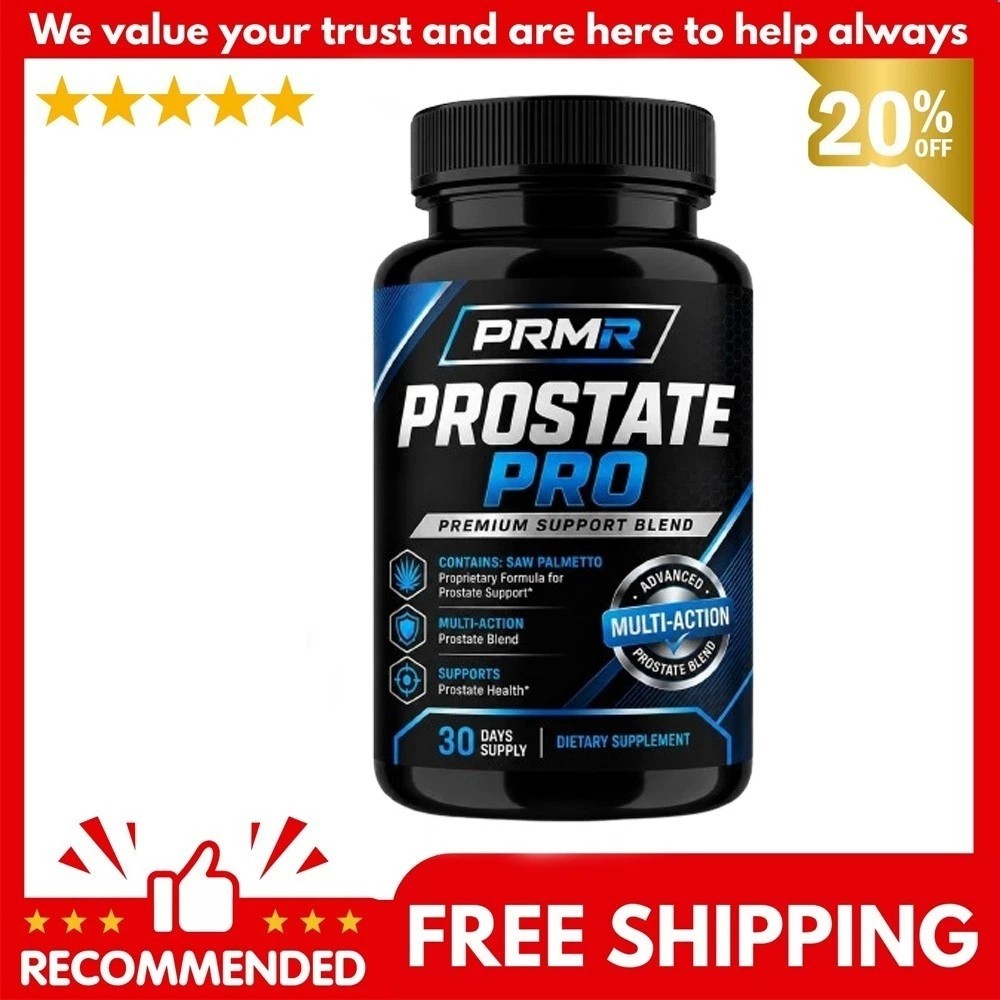 (1 Pack) Prostate Support – Reduce Frequent Urination, Stamina supplement 60ct