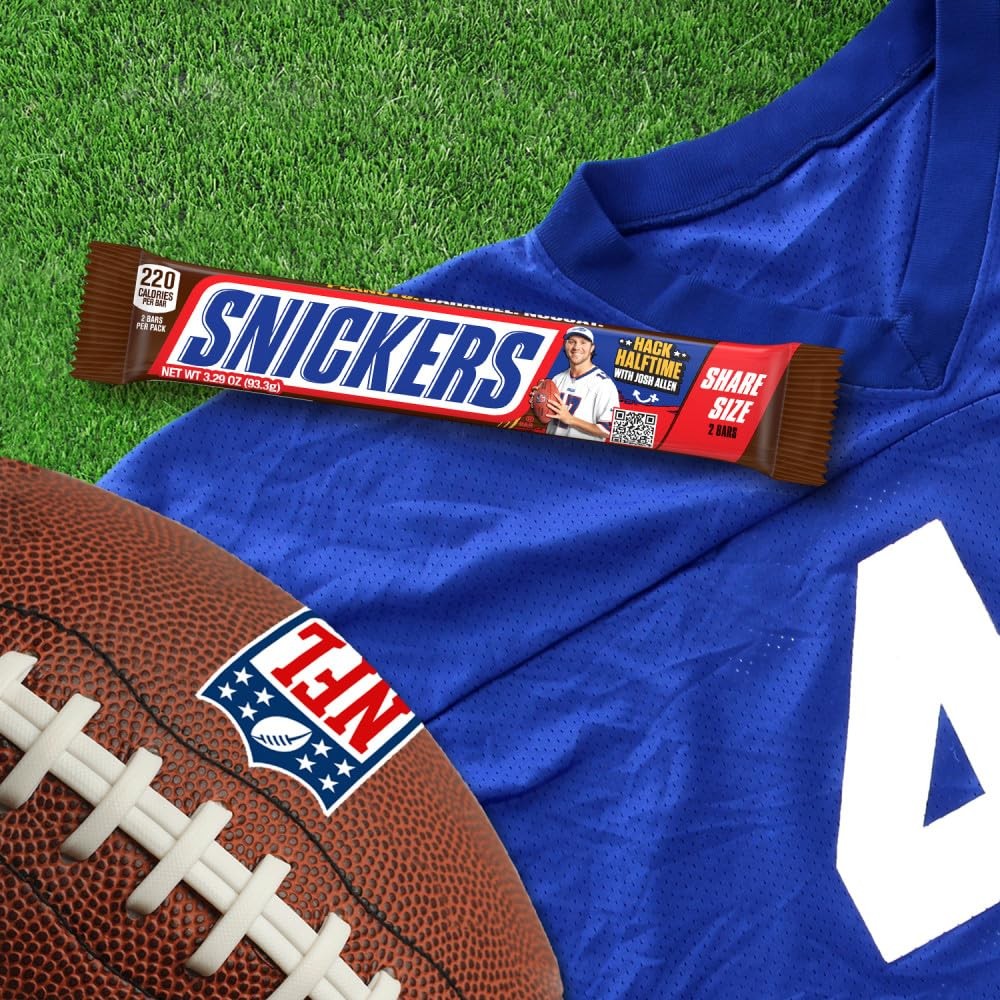 SNICKERS Candy Milk Chocolate Bars, Share Size 3.29 Ounce (Pack of 24), brown