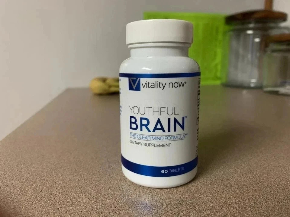 3 Packs Vitality Now Youthful Brain Memory Health Supplement Tablets – 60 Count.