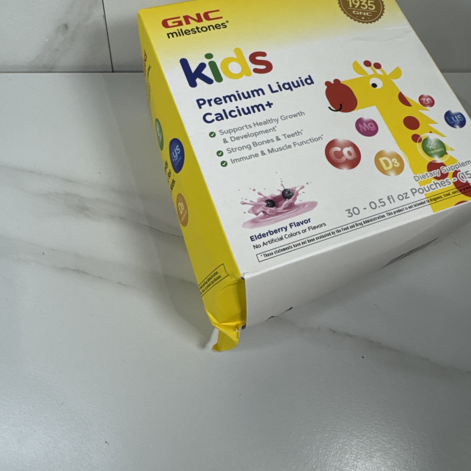 Kids Premium Liquid Calcium + From GNC Ex 012027