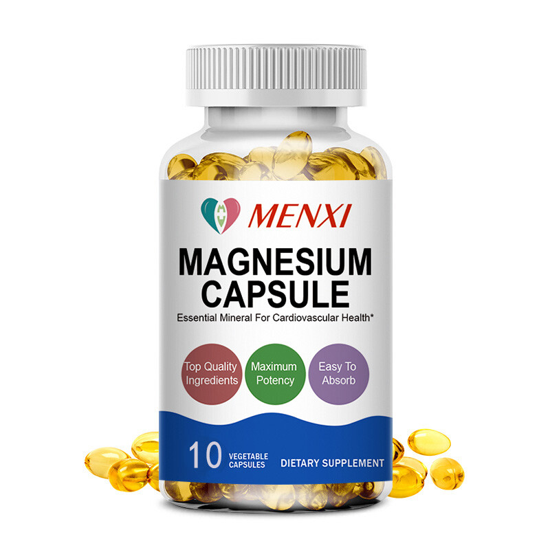 MENXI Magnesium Glycinate 500mg 10/60/120Caps Memory / Cognition / Sleep / Relax