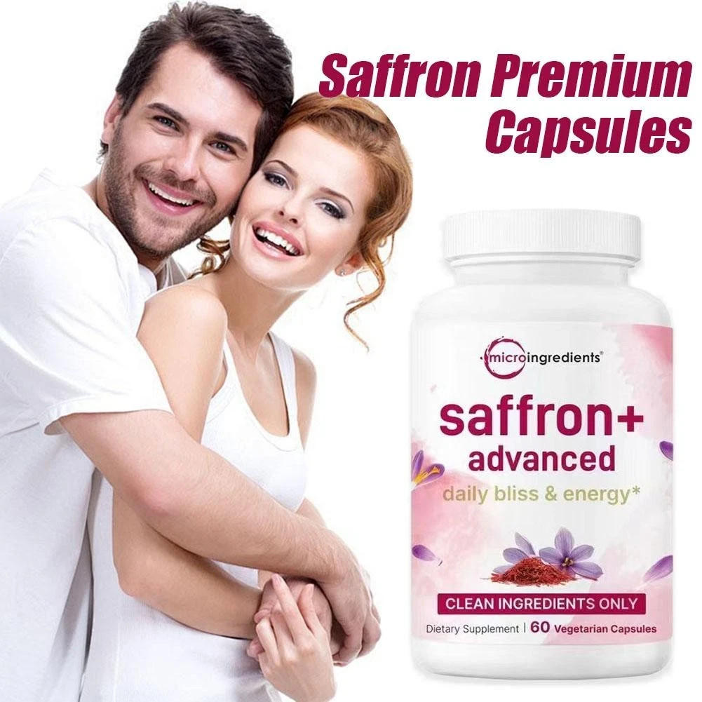 Micro Ingredients Saffron+ innovative Supplements 60 Veggie Capsules 10-in-1 NEW