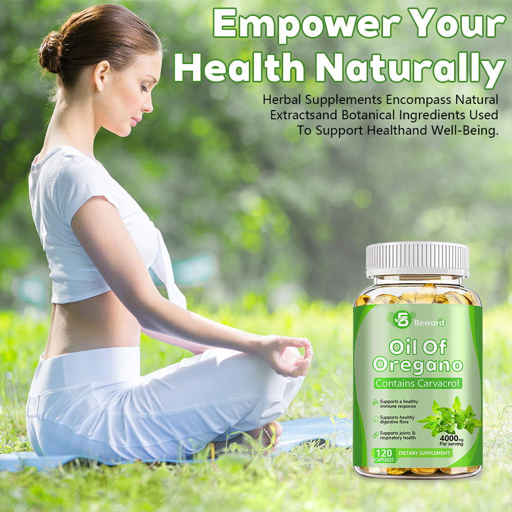 Oil of Oregano Softgels 2 in 1 4000mg with Black Seed Oil Immune Support