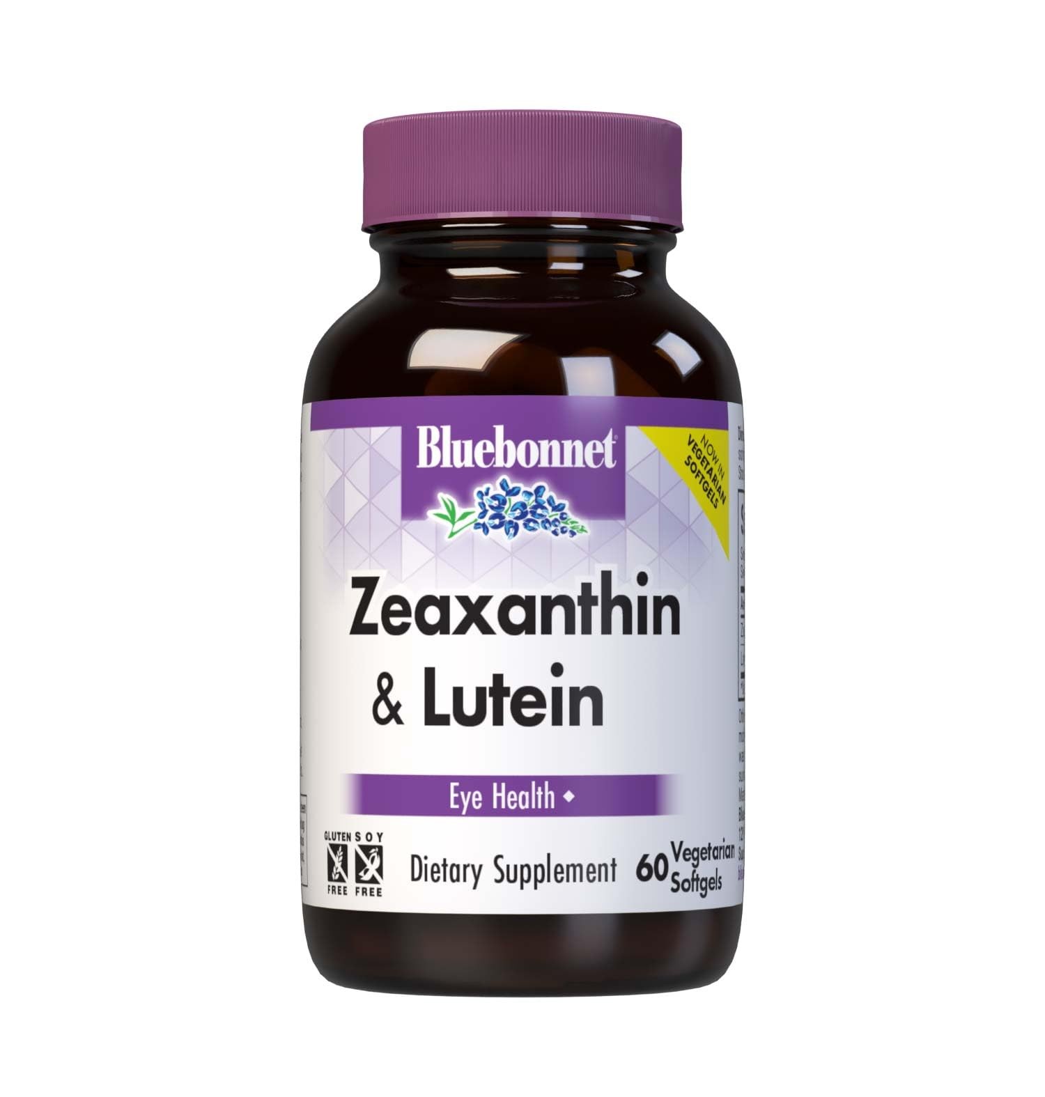 Bluebonnet Nutrition Zeaxanthin & Lutein, Eye 60 Count (Pack of 1), White