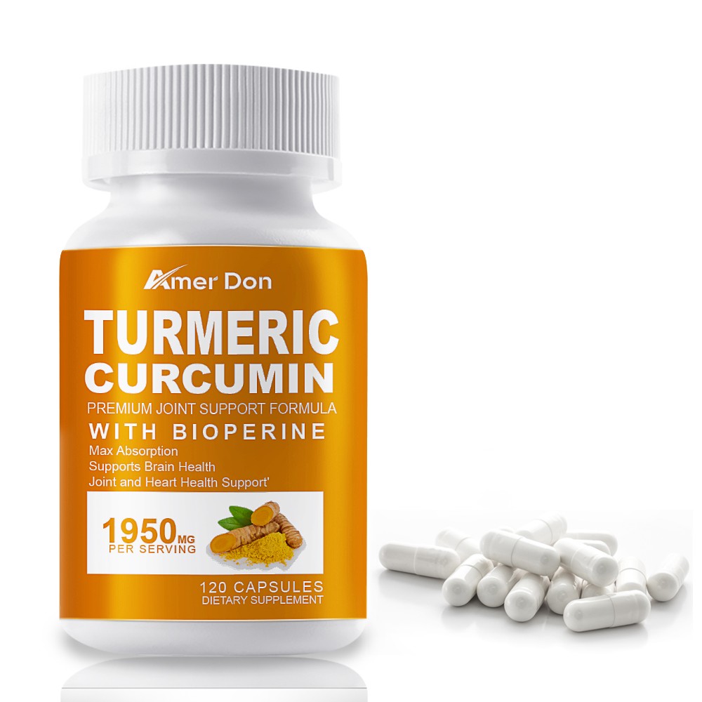 Turmeric Curcumin with Bioperine 1950mg High Absorption Triple Strength Capsules