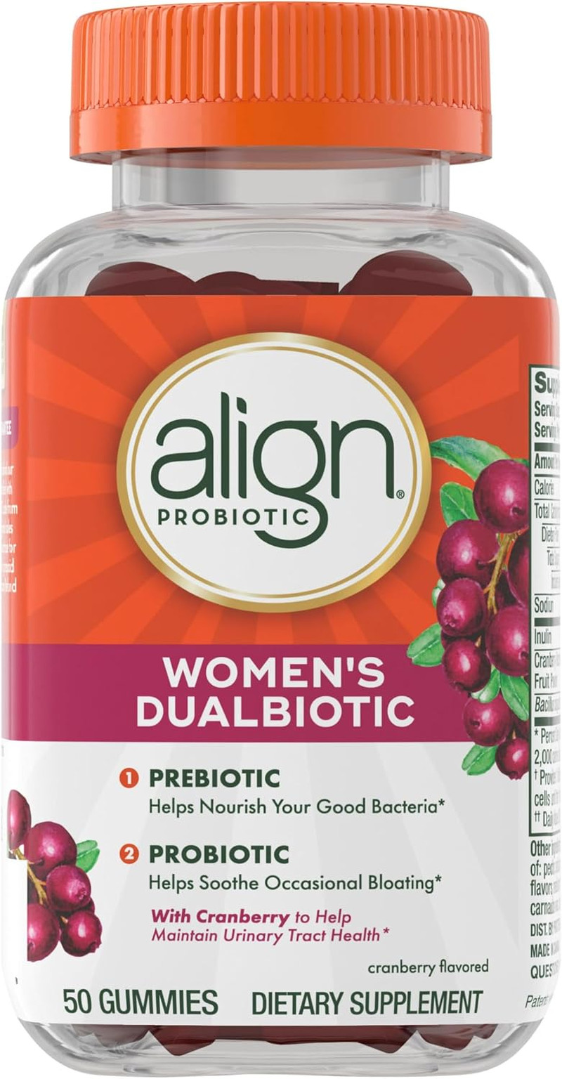 Align Probiotic, Women’S Dualbiotic, Womens Probiotic Gummies, Prebiotics and Pr