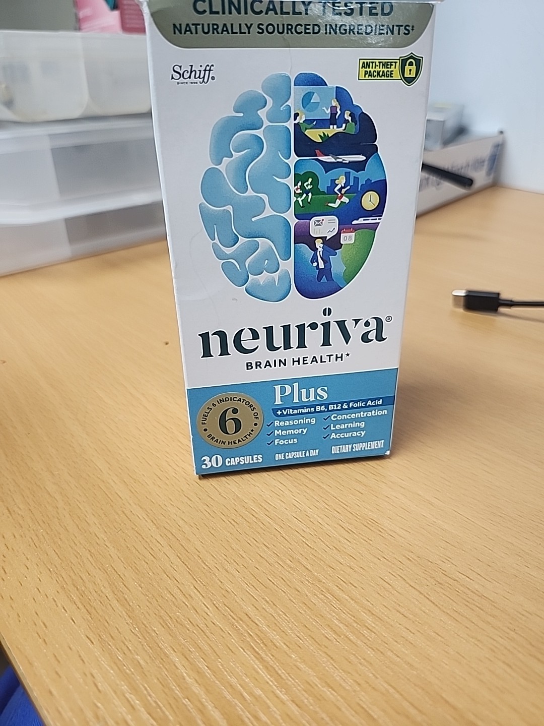 Schiff Neuriva Plus Fast-Acting Brain Performance Capsules – 30 Count