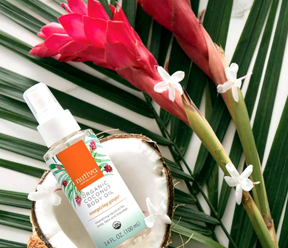 30 Ginger Nutiva Nurture Vitaly Organic Coconut Body Oil 3.4 Oz Retail $479.70