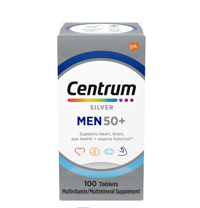Centrum Silver Men 50+ Multivitamins 200 Tablets