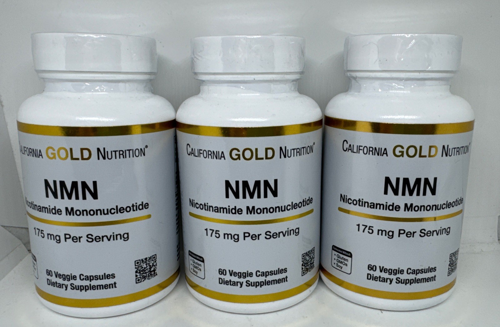 3X California Gold Nutrition-175 mg-60 Veggie Capsules-MFG 12/2024-Brand New-US