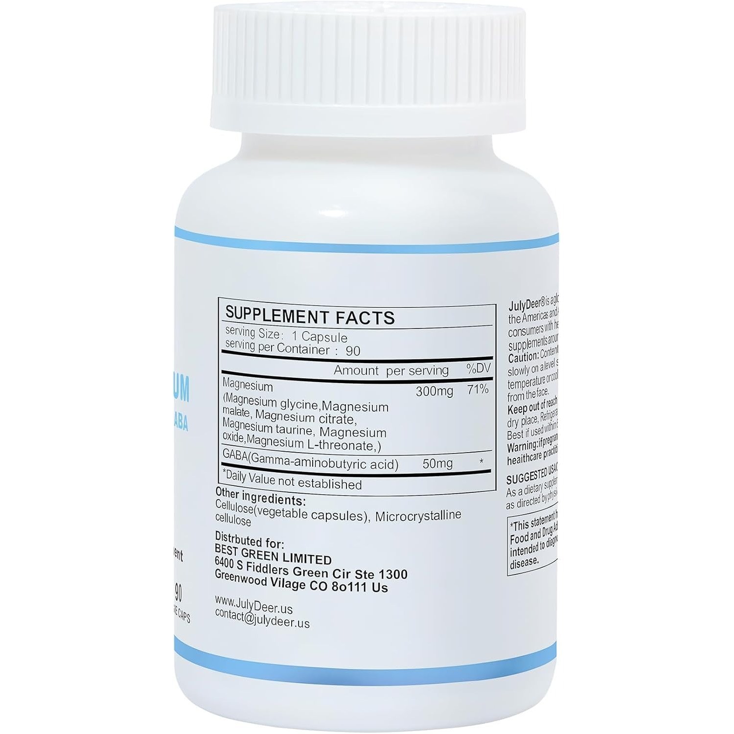 L-Treonato de Magnesio 3 en 1 Magtein Para La Salud Cerebral Memoria Y Enfoque