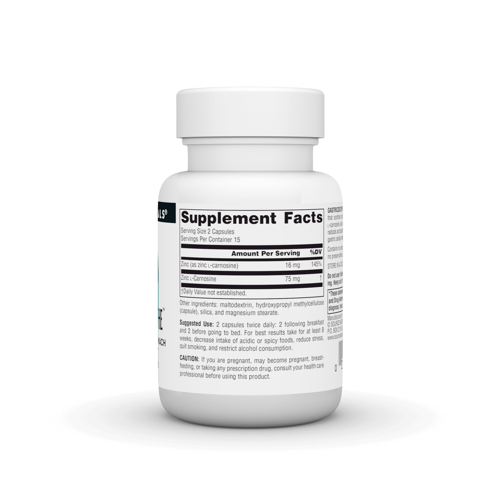 Source Naturals GastricSoothe Zinc L-Carnosine* – 30 30 Count (Pack of 1)