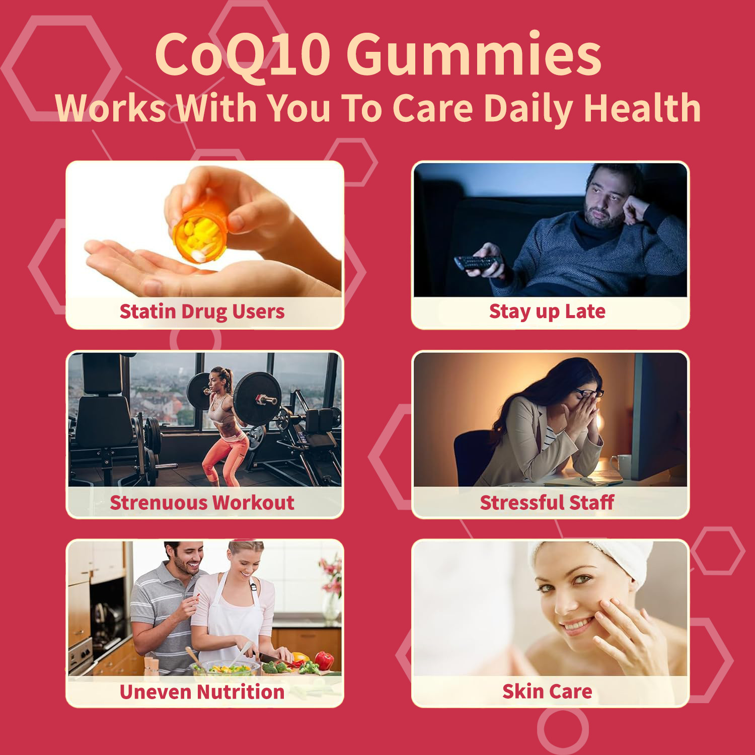 CoQ10 Gummies 200mg Natural Heart Health Support – High Absorption 02/07/2027