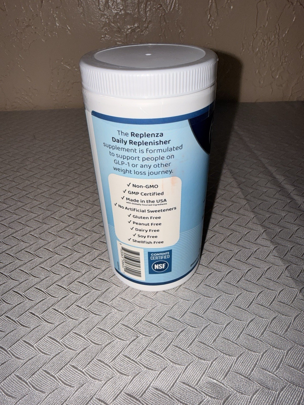 Replenza GLP-1 Support Mixed Berry 6.8oz 30 Scoops- Exp: 10/2026