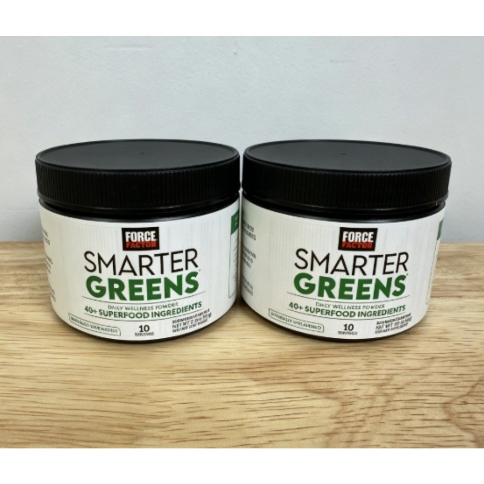 Force Factor Smarter Greens Powder Superfood Blend Daily Wellness