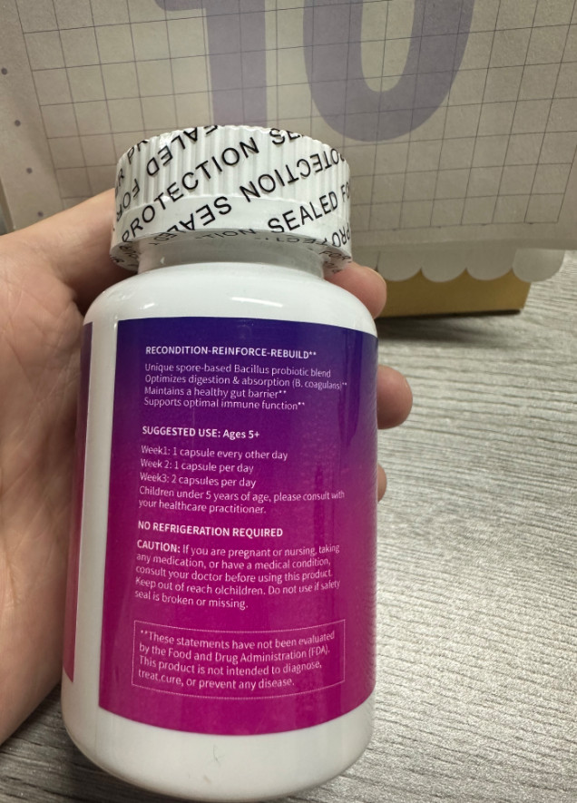 Mega Sporebiotic Microbiome, Gut Probiotic Health Men And Women-60 Capsules