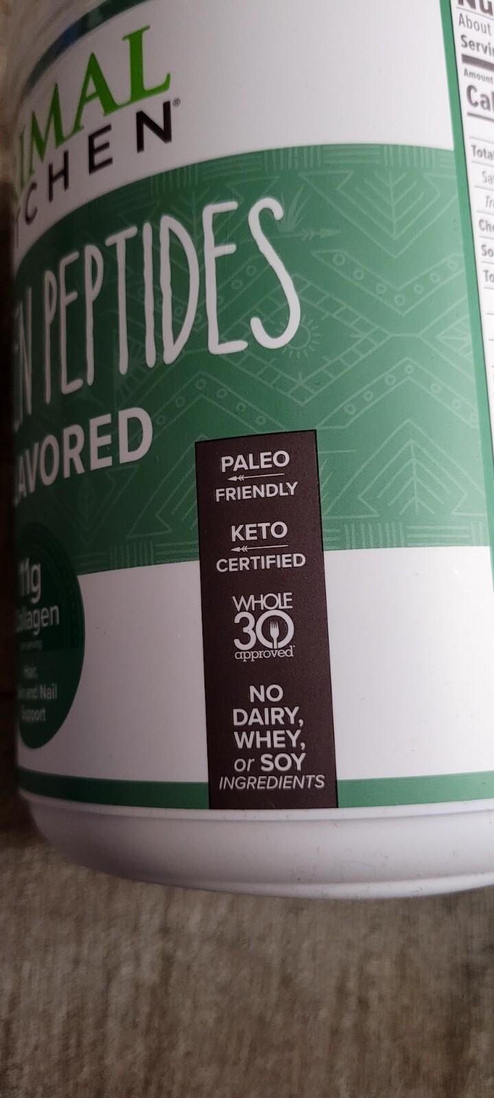 Collagen Peptides, Unflavored Collagen Powder, 1.2 Pounds, BB 06/2024
